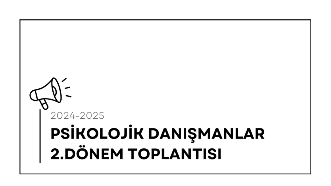 TOPLANTI DUYURUSU